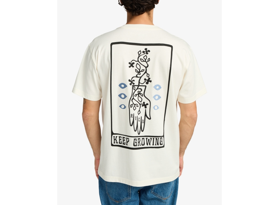 RVCA KEEP GROWING T-SHIRT ANTIQUE WHITE