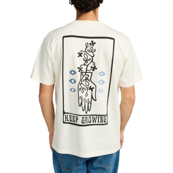 RVCA KEEP GROWING T-SHIRT ANTIQUE WHITE