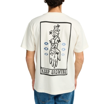 RVCA KEEP GROWING T-SHIRT ANTIQUE WHITE