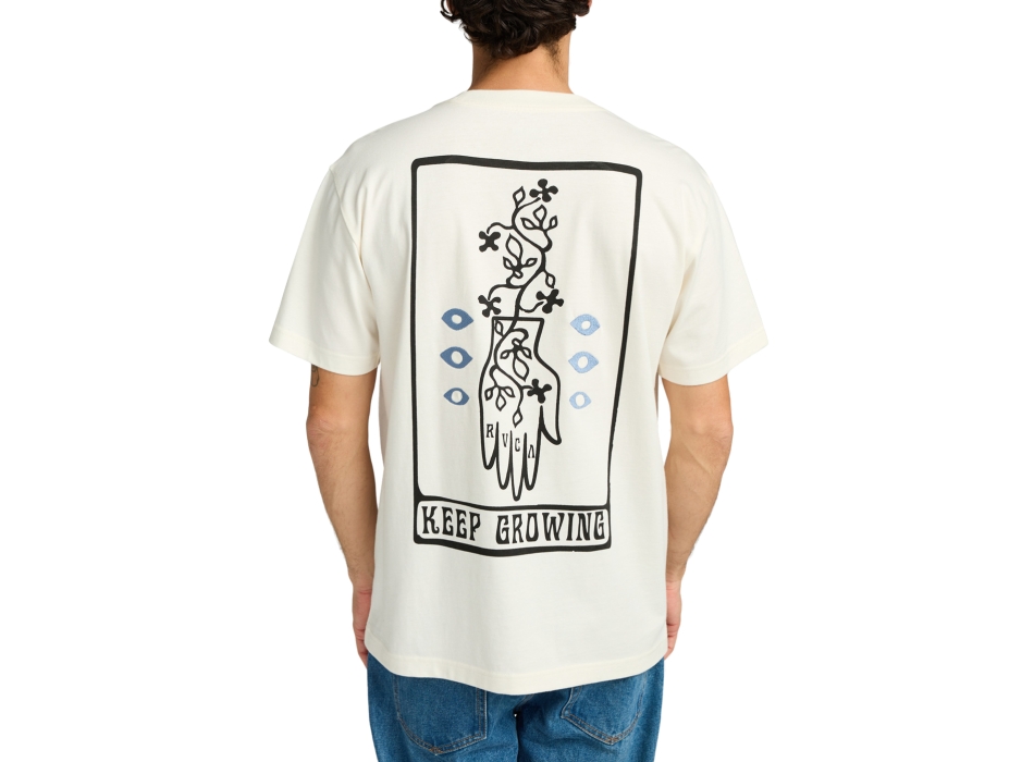 RVCA KEEP GROWING T-SHIRT ANTIQUE WHITE