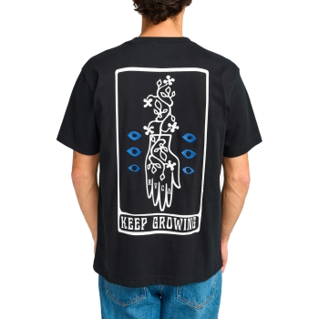 RVCA KEEP GROWING T-SHIRT BLACK