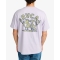 RVCA UNITED T-SHIRT PASTEL LILAC