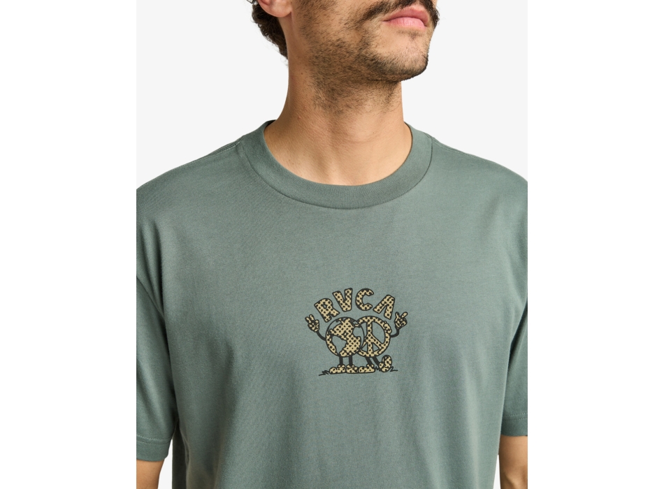 RVCA UNITED T-SHIRT BALSAM GREEN