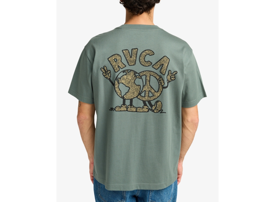 RVCA UNITED T-SHIRT BALSAM GREEN