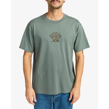 RVCA UNITED T-SHIRT BALSAM GREEN