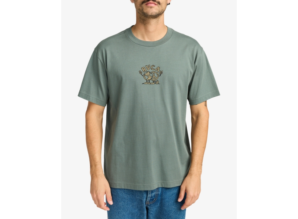 RVCA UNITED T-SHIRT BALSAM GREEN