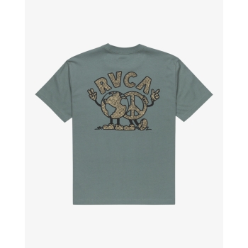 RVCA UNITED T-SHIRT BALSAM GREEN