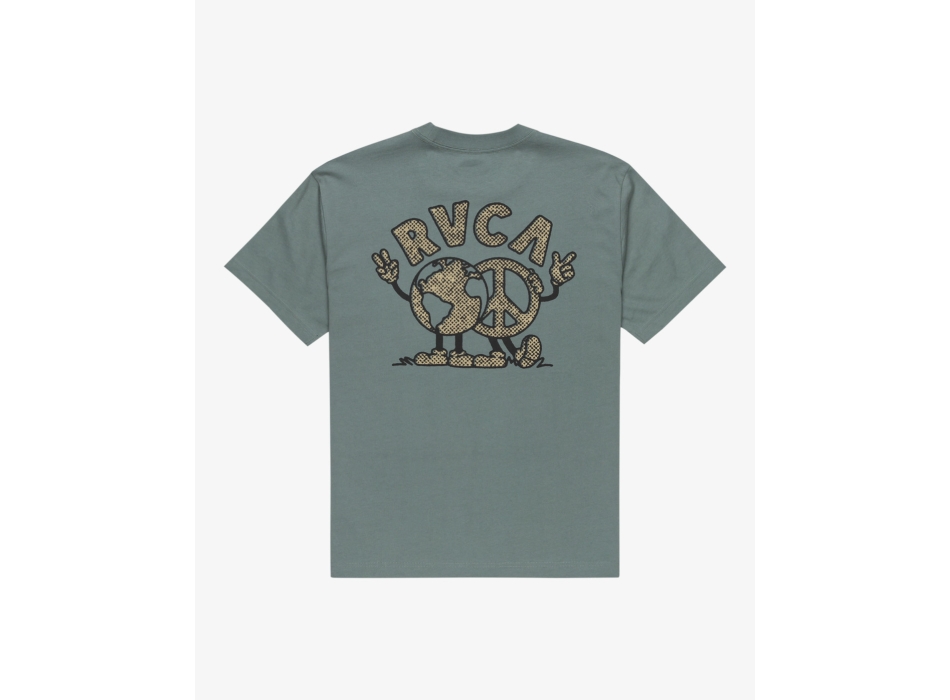 RVCA UNITED T-SHIRT BALSAM GREEN