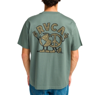 RVCA UNITED T-SHIRT BALSAM GREEN