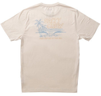 SALTY CREW A FRAME CROSSOVER SS SHIRT SALT