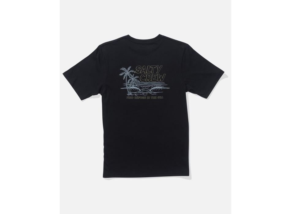 SALTY CREW A FRAME T-SHIRT BLACK
