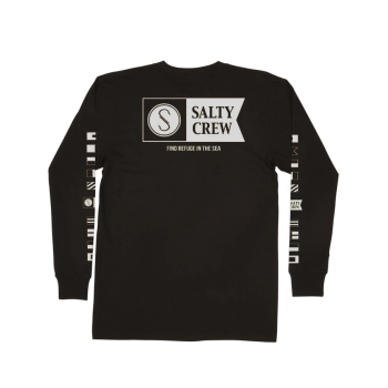 SALTY CREW ALPHA PREMIUM LONG SLEEVE BLACK