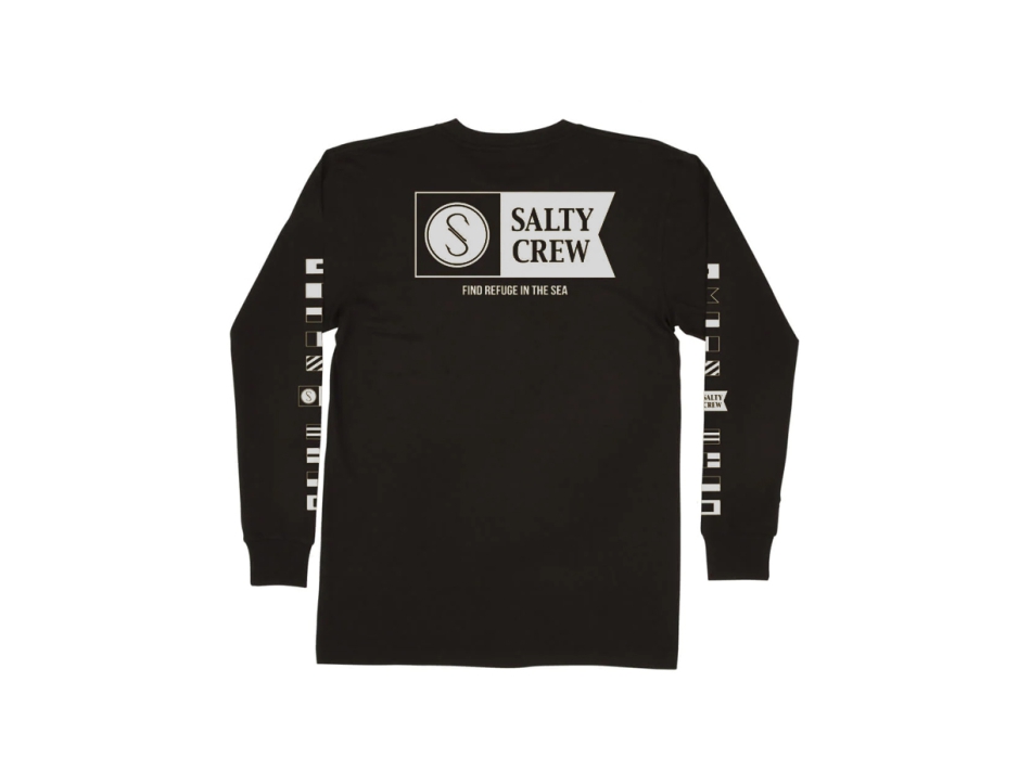 SALTY CREW ALPHA PREMIUM LONG SLEEVE BLACK