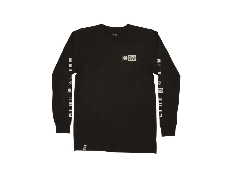 SALTY CREW ALPHA PREMIUM LONG SLEEVE BLACK