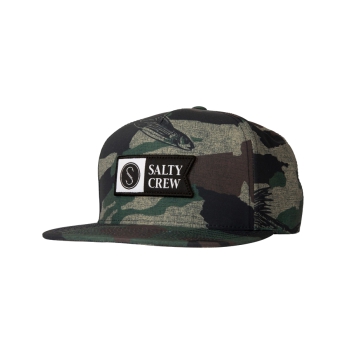 SALTY CREW ALPHA TECH 5 PANEL CAMO