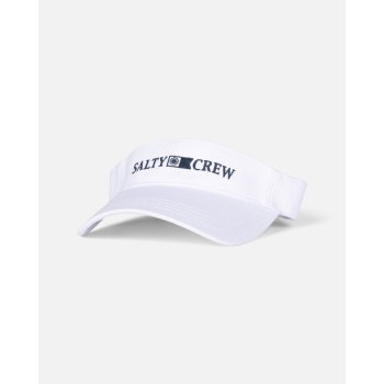 SALTY CREW ALPHA WHITE VISOR