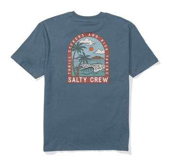 SALTY CREW ARCHWAY CLASSIC TEE SLATE