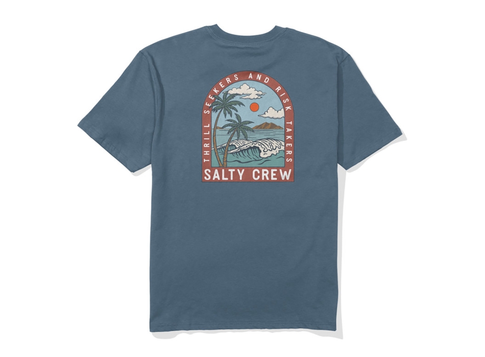 SALTY CREW ARCHWAY CLASSIC TEE SLATE