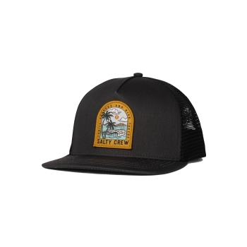 SALTY CREW ARCHWAY TRUCKER BLACK