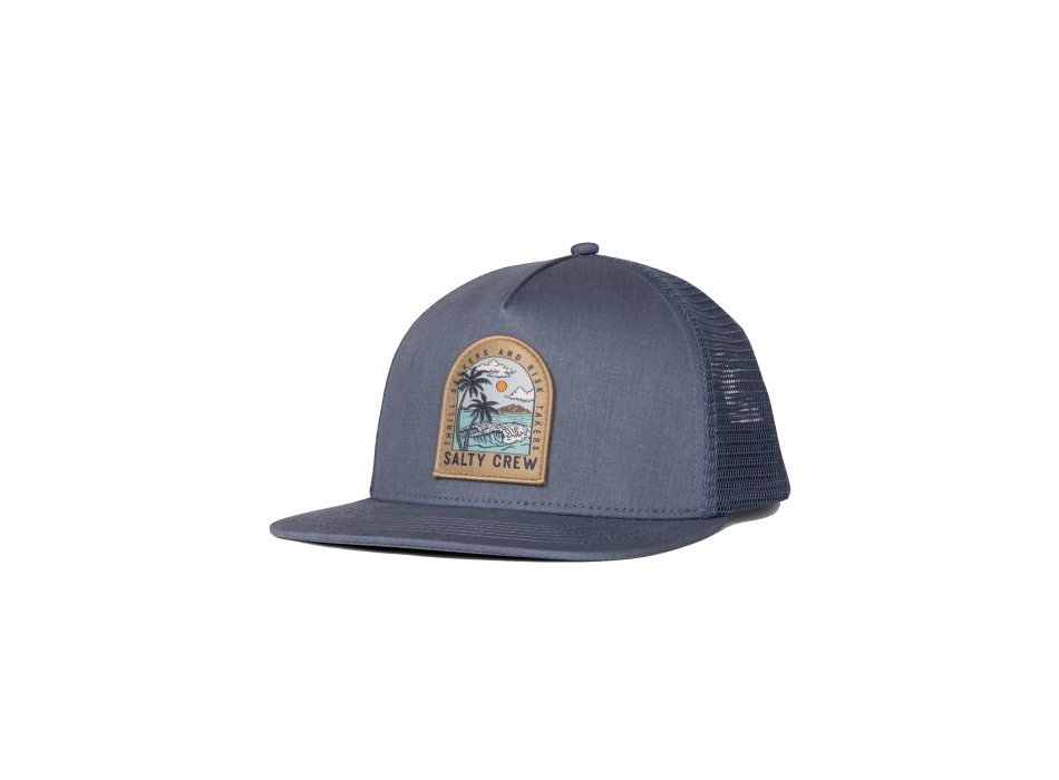 SALTY CREW ARCHWAY TRUCKER PILOT BLUE