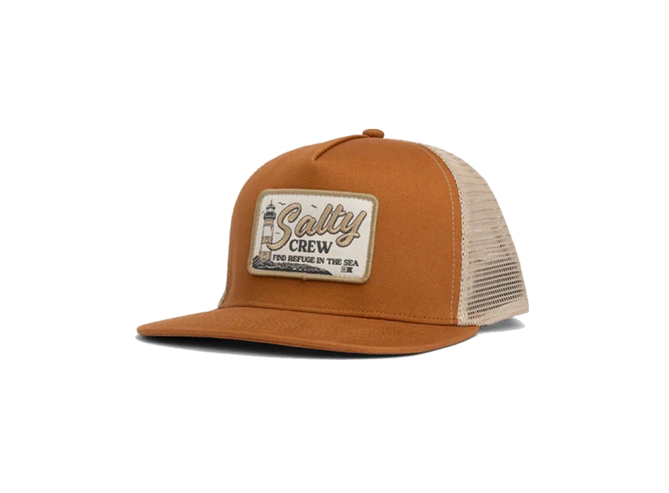 SALTY CREW ASHORE TRUCKER WASHED CLAY