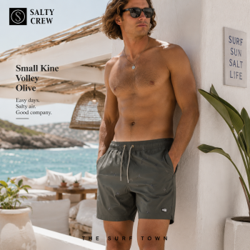 SALTY CREW ATLAS VOLLEY 17" BONE BROWN