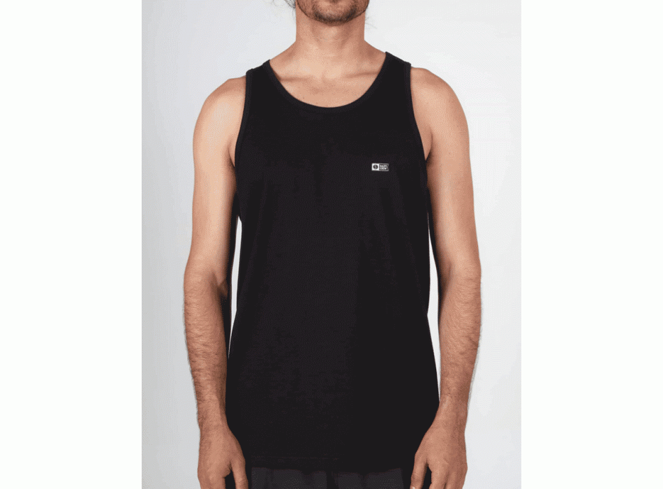 SALTY CREW BARE BONES TANK TOP BLACK
