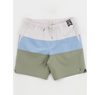 SALTY CREW BEACONS 2 MARINE BLUE ELASTIC BOARDSHORTS 18"