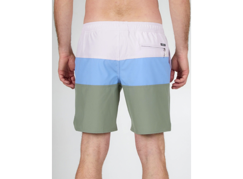 SALTY CREW BEACONS 2 MARINE BLUE ELASTIC BOARDSHORTS 18"