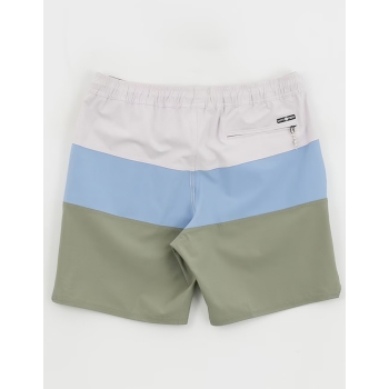 SALTY CREW BEACONS 2 MARINE BLUE ELASTIC BOARDSHORTS 18"