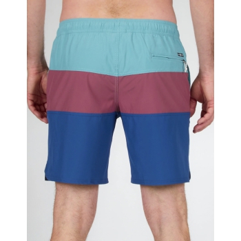 SALTY CREW BEACONS 2 PLUM ELASTIC BOARDSHORTS 18"