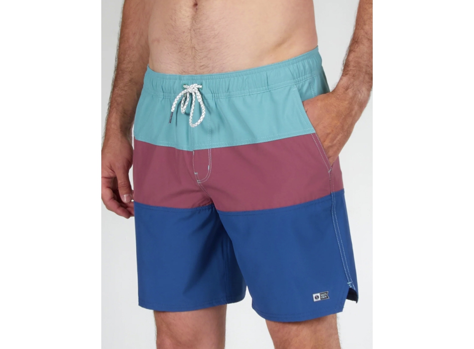 SALTY CREW BEACONS 2 PLUM ELASTIC BOARDSHORTS 18"