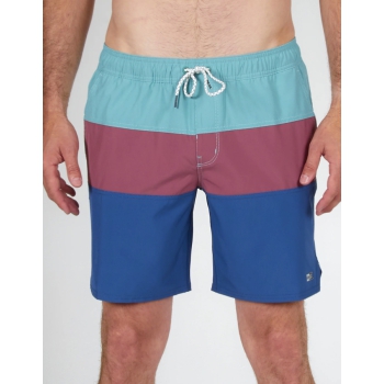 SALTY CREW BEACONS 2 PLUM ELASTIC BOARDSHORTS 18"