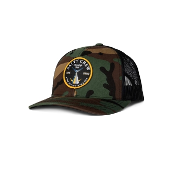 SALTY CREW BOTTOM DWELLER RETRO TRUCKER CAMO