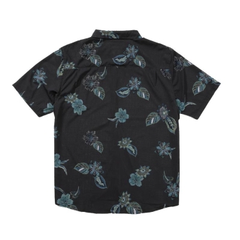 SALTY CREW BREEZER PERF BUTTON UP SHIRT SHORT SLEEVE PHANTOM