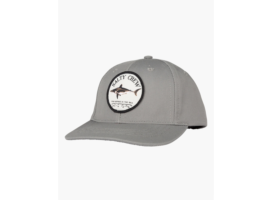 SALTY CREW BRUCE BOYS 6 PANEL SNAPBACK GREY