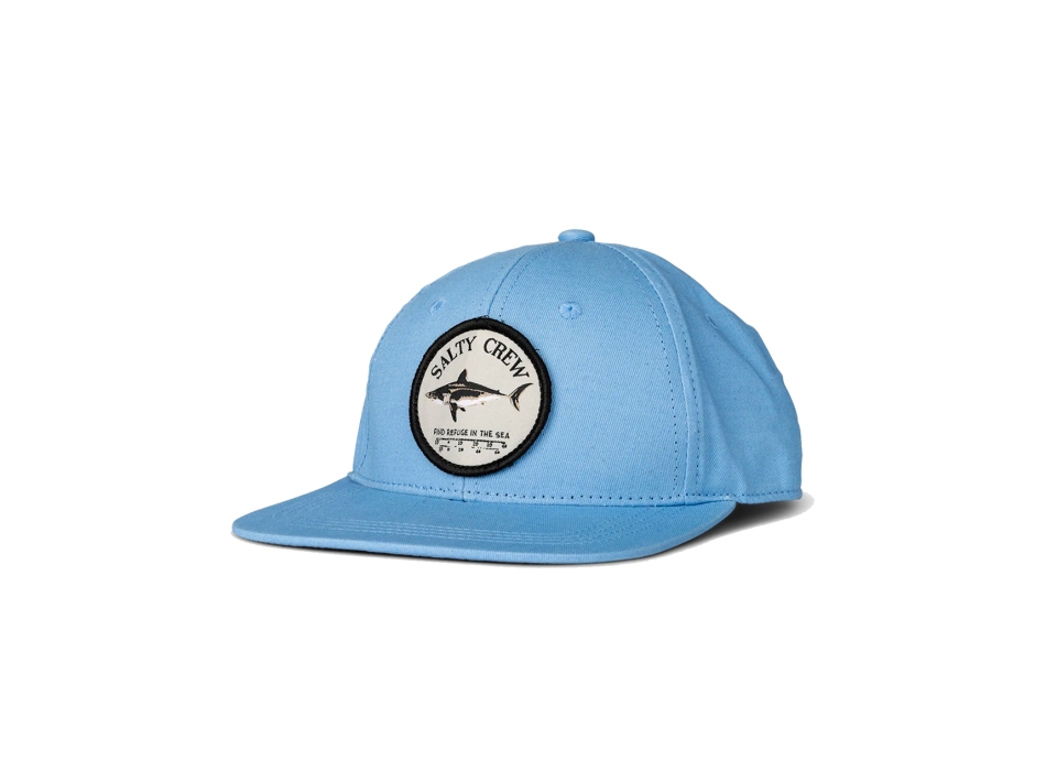 SALTY CREW BRUCE BOYS 6 PANEL SNAPBACK MARINE BLUE