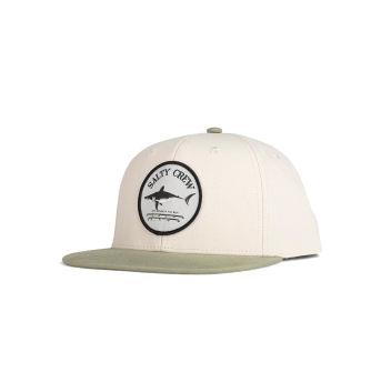 SALTY CREW BRUCE BOYS 6 PANEL SNAPBACK WAX FERN