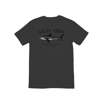 SALTY CREW BRUCE BOYS CHARCOAL TEE