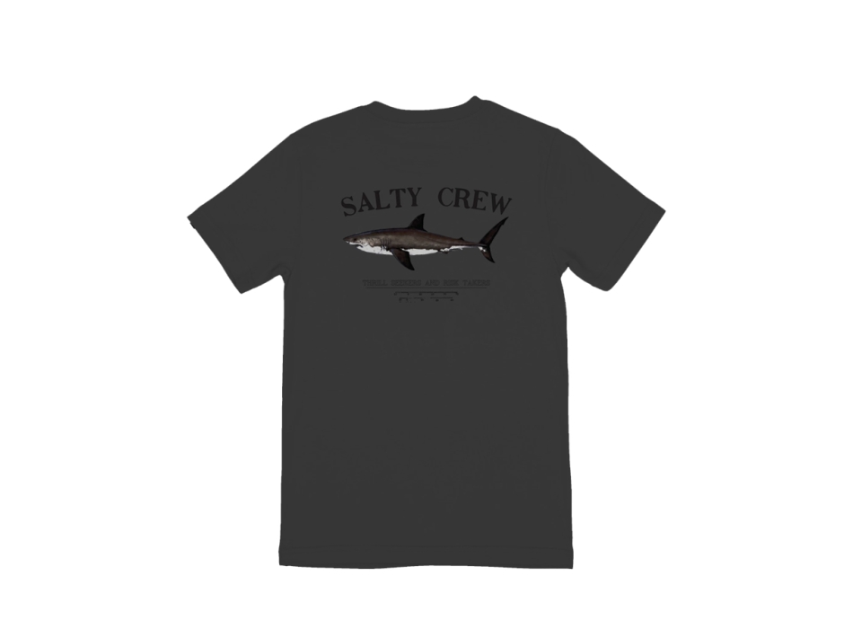 SALTY CREW BRUCE BOYS CHARCOAL TEE