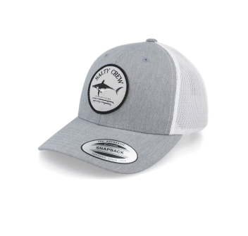 SALTY CREW BRUCE RETRO TRUCKER GREY WHITE