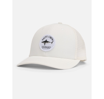 SALTY CREW BRUCE TRUCKER HAT OFF WHITE