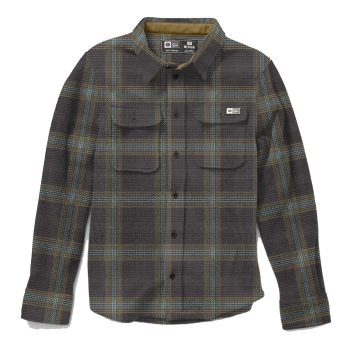 SALTY CREW SWELLTER POLAR FLANNEL SHIRT PHANTOM