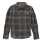 SALTY CREW SWELLTER POLAR FLANNEL SHIRT PHANTOM
