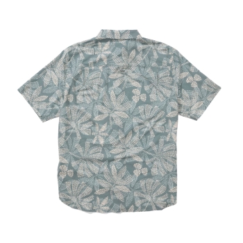 SALTY CREW SHIRT SHORT SLEEVE UV BUTTON UP UPF50+ ATLANTIC GREEN