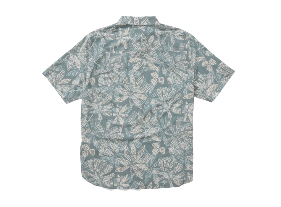 SALTY CREW SHIRT SHORT SLEEVE UV BUTTON UP UPF50+ ATLANTIC GREEN