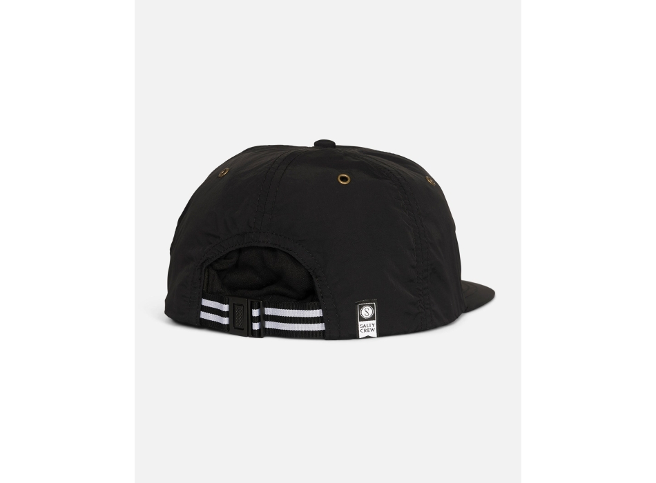 SALTY CREW EVEN KEEL STRAPBACK HAT BLACK
