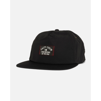 SALTY CREW EVEN KEEL STRAPBACK HAT BLACK