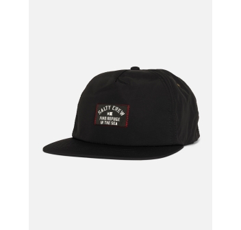 SALTY CREW EVEN KEEL STRAPBACK HAT BLACK