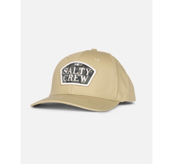 SALTY CREW FILLER UP 6 PANEL HAT KHAKI